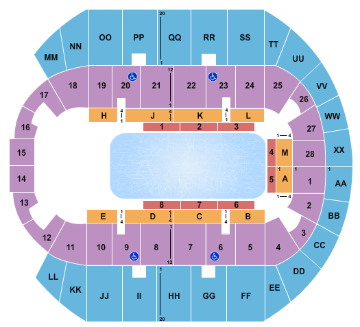 Mississippi Coast Coliseum Disney On Ice Seating Chart
